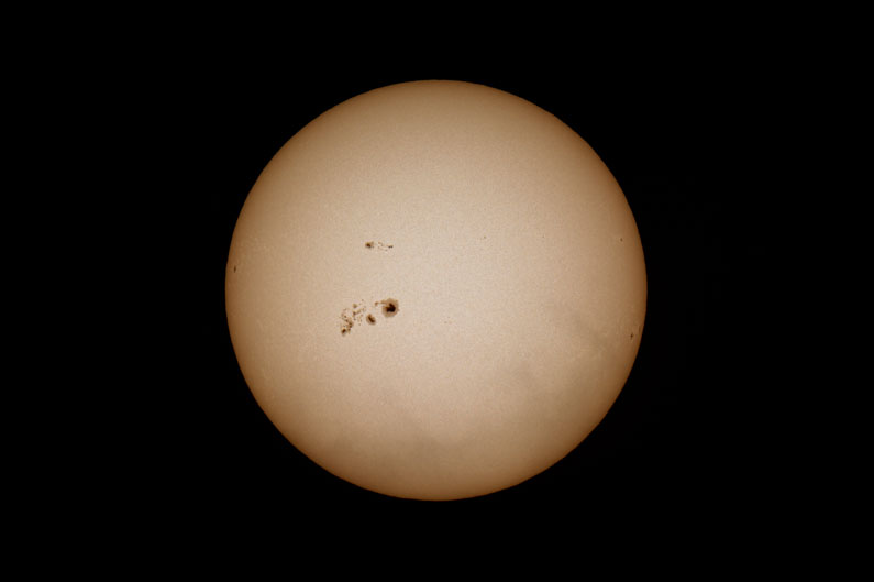 Sonne mit Fleckengruppe AR 1944