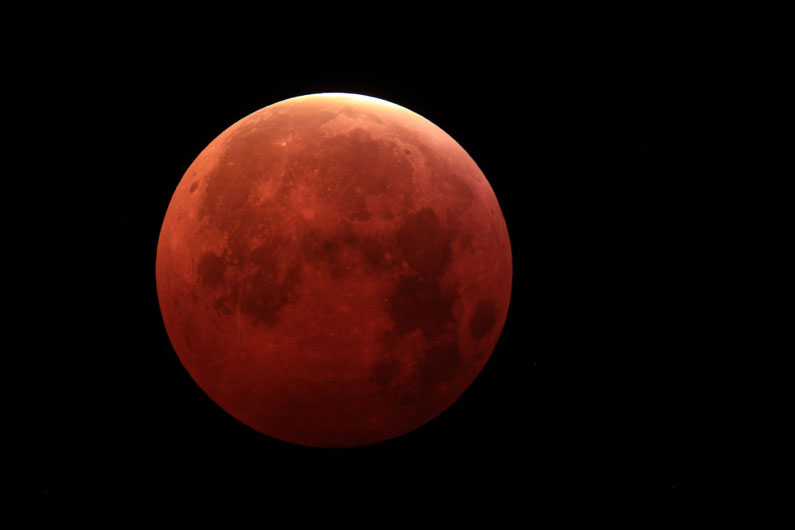 Totale Mondfinsternis 2019